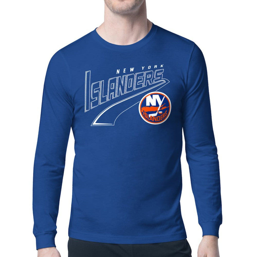 New York Islanders Starter Modern Tailsweep Long Sleeve T-Shirt Outlet