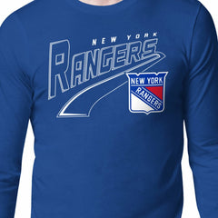 New York Rangers Starter Modern Tailsweep Long Sleeve T-Shirt Online