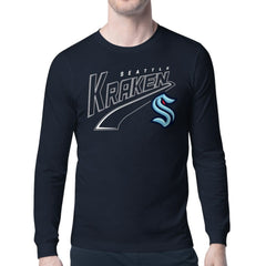 Seattle Kraken Starter Modern Tailsweep Long Sleeve T-Shirt Outlet
