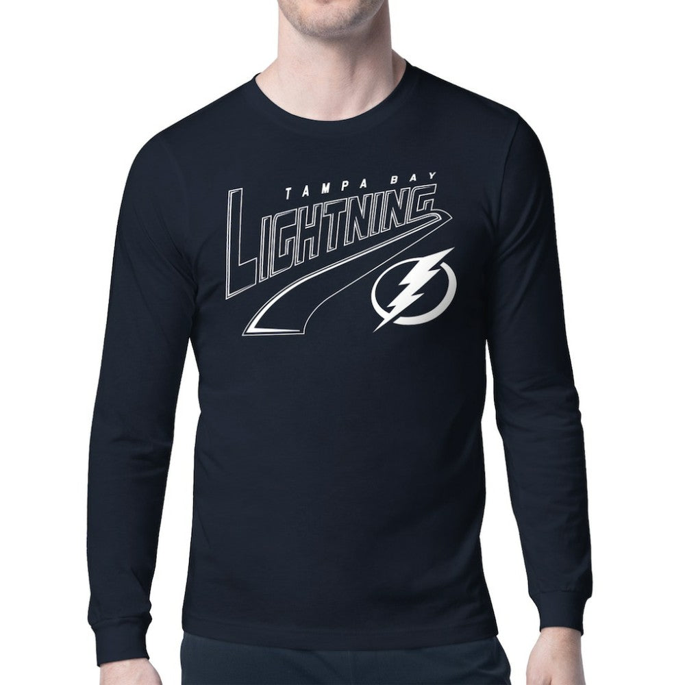 Tampa Bay Lightning Starter Modern Tailsweep Long Sleeve T-Shirt For Sale