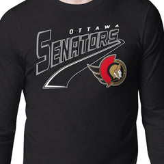 Ottawa Senators Starter Modern Tailsweep Long Sleeve T-Shirt Outlet