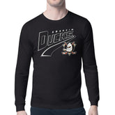 Anaheim Ducks Starter Modern Tailsweep Long Sleeve T-Shirt For Sale