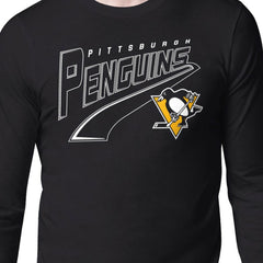 Pittsburgh Penguins Starter Modern Tailsweep Long Sleeve T-Shirt Discount