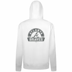 Atlanta Braves Levelwear Podium Chenille Logo Full-Zip Hoodie | MLB For sale