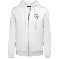 Colorado Rockies Levelwear Podium Chenille Logo Full-Zip Hoodie | MLB New