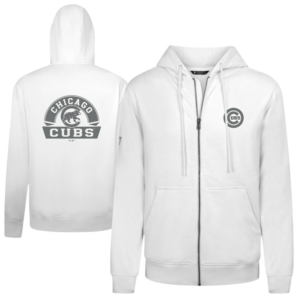 Chicago Cubs Levelwear Podium Banner Arch Full-Zip Hoodie | MLB Discount