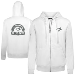 Toronto Blue Jays Levelwear Podium Banner Arch Full-Zip Hoodie | MLB US