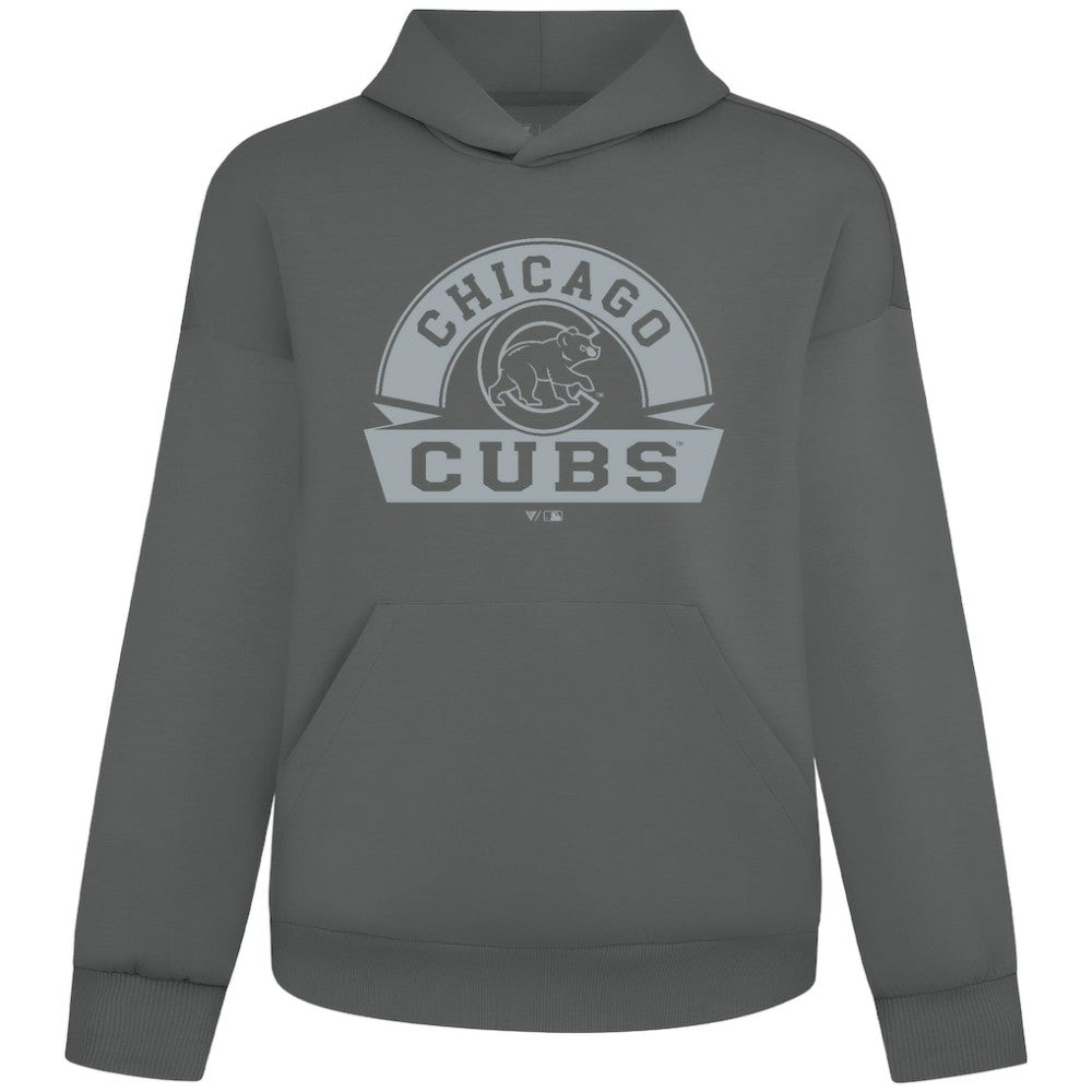 Chicago Cubs Levelwear Luxe Signature Banner Arch Tri-Blend Hoodie | MLB For sale
