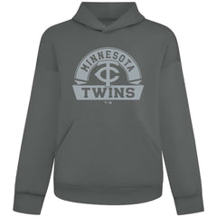 Minnesota Twins Levelwear Luxe Signature Banner Arch Tri-Blend Hoodie | MLB On Sale