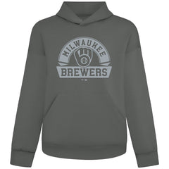 Milwaukee Brewers Levelwear Luxe Signature Banner Arch Tri-Blend Hoodie | MLB Online