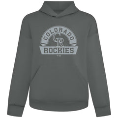Colorado Rockies Levelwear Luxe Signature Banner Arch Tri-Blend Hoodie | MLB Outlet