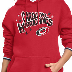 Carolina Hurricanes Starter Women's Fireworks Fleece Hoodie Outlet