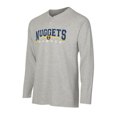 Denver Nuggets Concepts Sport Hawthorn Thermal Knit Long Sleeve Henley T-Shirt sale For Sale