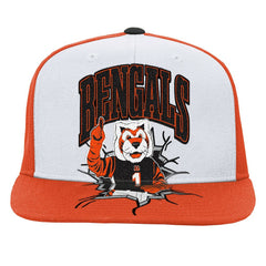 Cincinnati Bengals Mitchell & Ness Youth Team Mascot Snapback Hat