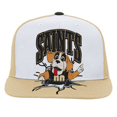 New Orleans Saints Mitchell & Ness Youth Team Mascot Snapback Hat