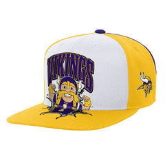 Minnesota Vikings Mitchell & Ness Youth Team Mascot Snapback Hat