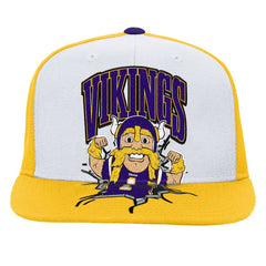 Minnesota Vikings Mitchell & Ness Youth Team Mascot Snapback Hat