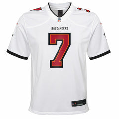 Tampa Bay Buccaneers Nike Bucky Irving Youth White Game Jersey