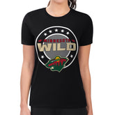 Minnesota Wild G-III 4Her by Carl Banks Women's Super-Slim Lightweight Pinstripe Circle Graphic T-Shirt Discount