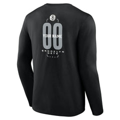 Brooklyn Nets Center Court Name & Number Custom Long Sleeve T-Shirt Online