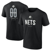 Brooklyn Nets Center Court Name & Number Custom T-Shirt On Sale