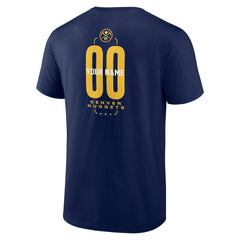 Denver Nuggets Center Court Name & Number Custom T-Shirt sale New