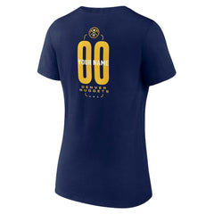Denver Nuggets Women's Center Court Name & Number Custom V-Neck T-Shirt sale New