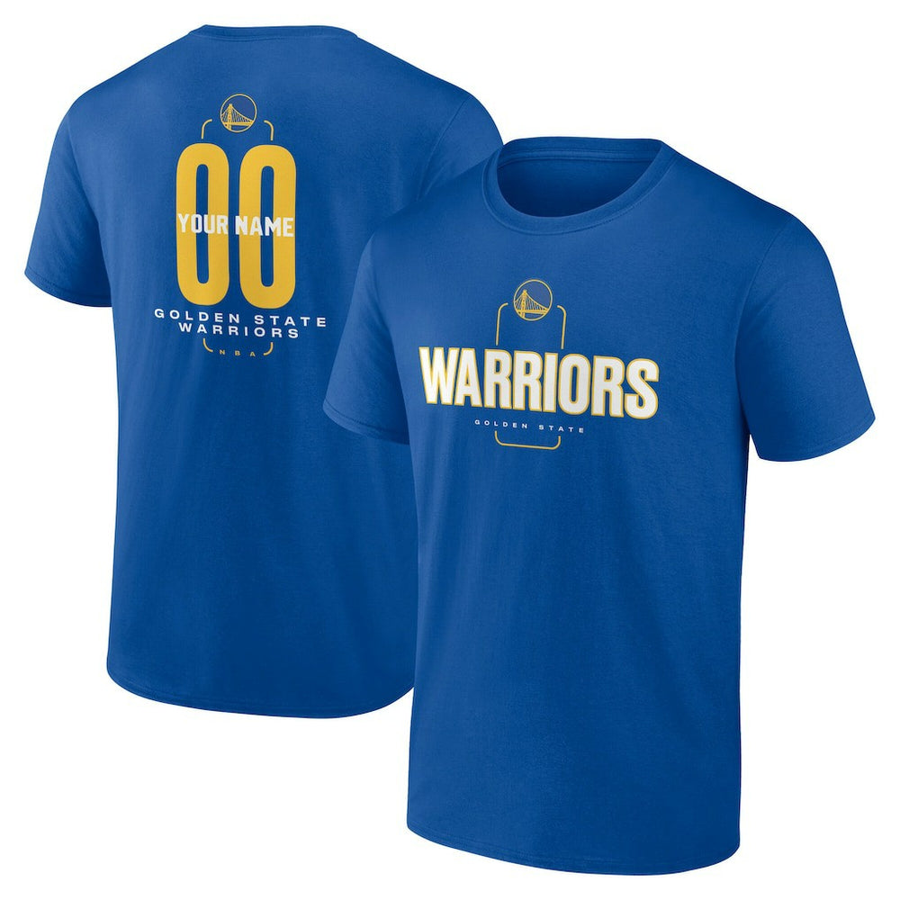 Golden State Warriors Center Court Name & Number Custom T-Shirt sale Online