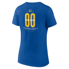 Golden State Warriors Women's Center Court Name & Number Custom V-Neck T-Shirt sale On Sale