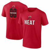 Miami Heat Center Court Name & Number Custom T-Shirt Discount