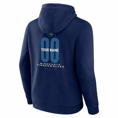 Minnesota Timberwolves Center Court Name & Number Custom Hoodie Outlet