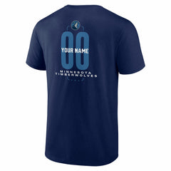 Minnesota Timberwolves Center Court Name & Number Custom T-Shirt Outlet