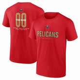 New Orleans Pelicans Center Court Name & Number Custom T-Shirt For Sale
