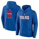 Philadelphia 76ers Center Court Name & Number Custom Hoodie Outlet