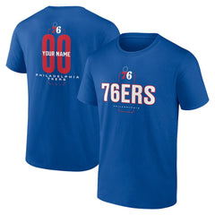 Philadelphia 76ers Center Court Name & Number Custom T-Shirt New