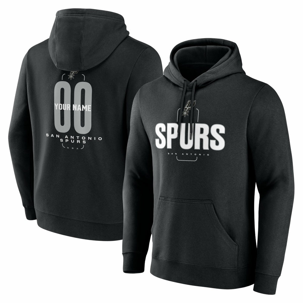 San Antonio Spurs Center Court Name & Number Custom Hoodie Online