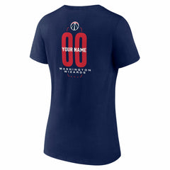 Washington Wizards Women's Center Court Name & Number Custom V-Neck T-Shirt Online