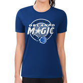 Orlando Magic G-III 4Her by Carl Banks Women's Super-Slim Lightweight Pinstripe Circle Graphic T-Shirt On Sale