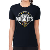 Denver Nuggets G-III 4Her by Carl Banks Women's Super-Slim Lightweight Pinstripe Circle Graphic T-Shirt sale On Sale