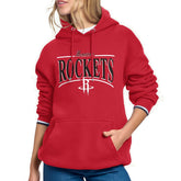Houston Rockets Starter Women's Arch Stripe Fleece Hoodie sale Discount