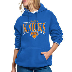 New York Knicks Starter Women's Arch Stripe Fleece Hoodie Discount