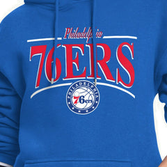 Philadelphia 76ers Starter Women's Arch Stripe Fleece Hoodie On Sale