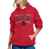 Toronto Raptors Starter Women's Arch Stripe Fleece Hoodie For Sale
