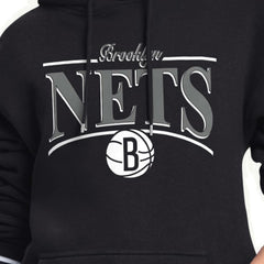 Brooklyn Nets Starter Women's Arch Stripe Fleece Hoodie On Sale