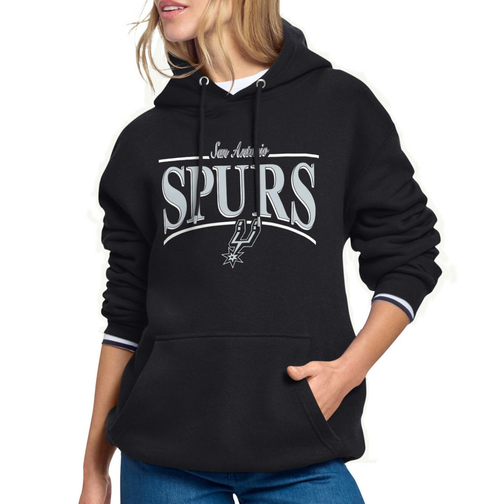 San Antonio Spurs Starter Women's Arch Stripe Fleece Hoodie For Sale