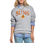 Phoenix Suns Starter Women's Arch Stripe Fleece Crewneck Sweatshirt Discount