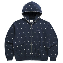 New York Yankees Madhappy Unisex All Over Fleece Full-Zip Hoodie | MLB Discount