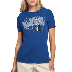 Dallas Mavericks Starter Women's Fireworks T-Shirt sale Outlet