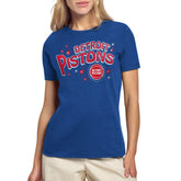 Detroit Pistons Starter Women's Fireworks T-Shirt sale On Sale