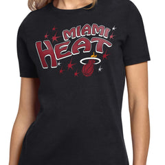 Miami Heat Starter Women's Fireworks T-Shirt On Sale
